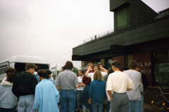 Abreise am Jugendhaus