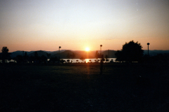Sonnenuntergang am Lac du Salagou