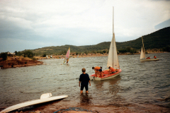 Segelunterricht am Lac du Salagou