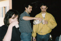 Bologna-Austausch (in Italien): Waltraud Mahler, unbekannt, Stefan "Rahmi" Rahm (†)